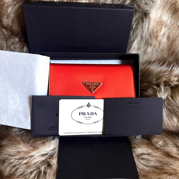 🎃 PRADA nylon tessuto trifold wallet - Picture 10 of 14